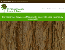 Tablet Screenshot of apersonaltouchtreeservice.com